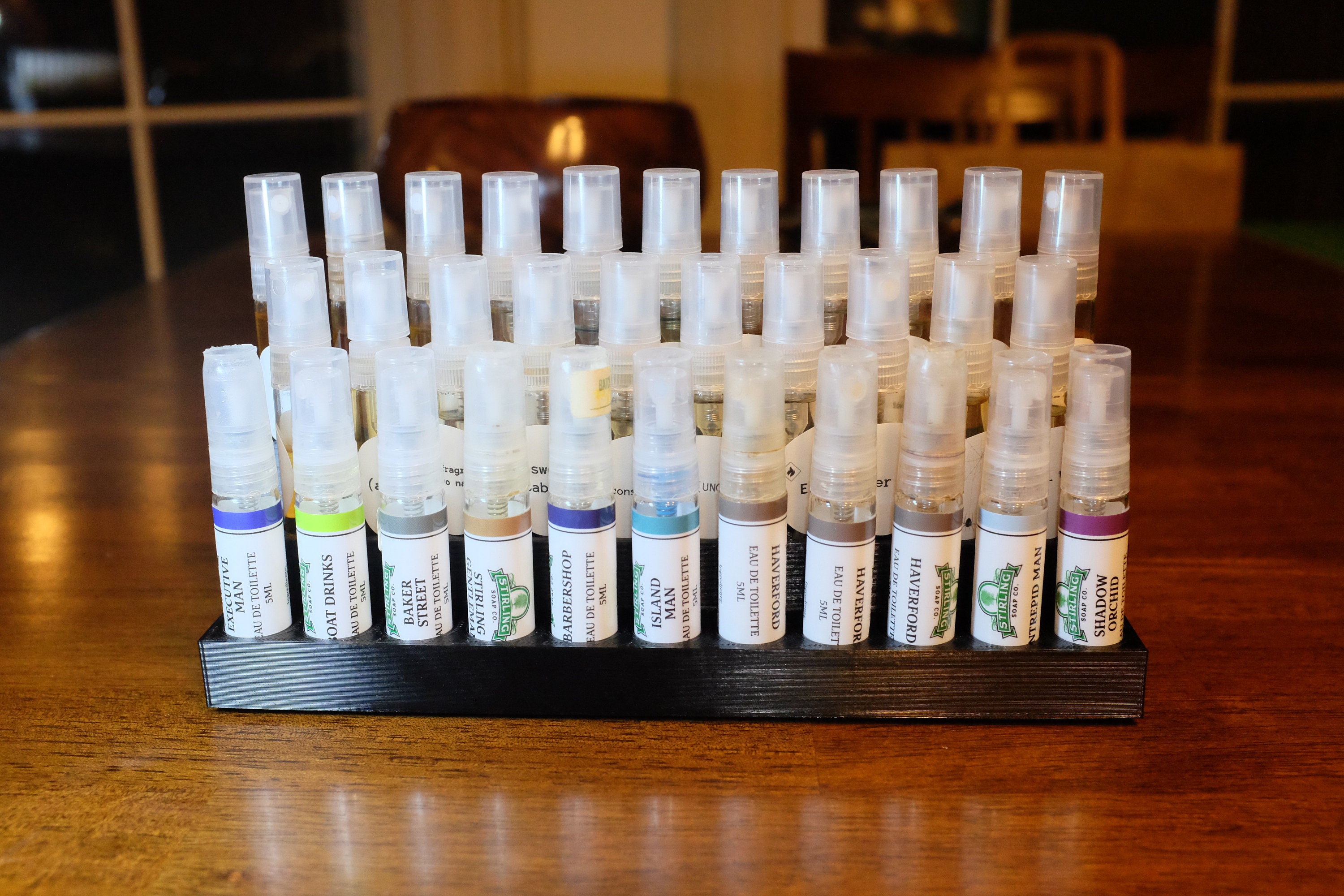 Cologne perfume bottle holder that holds 32 5ml bottles Etsy