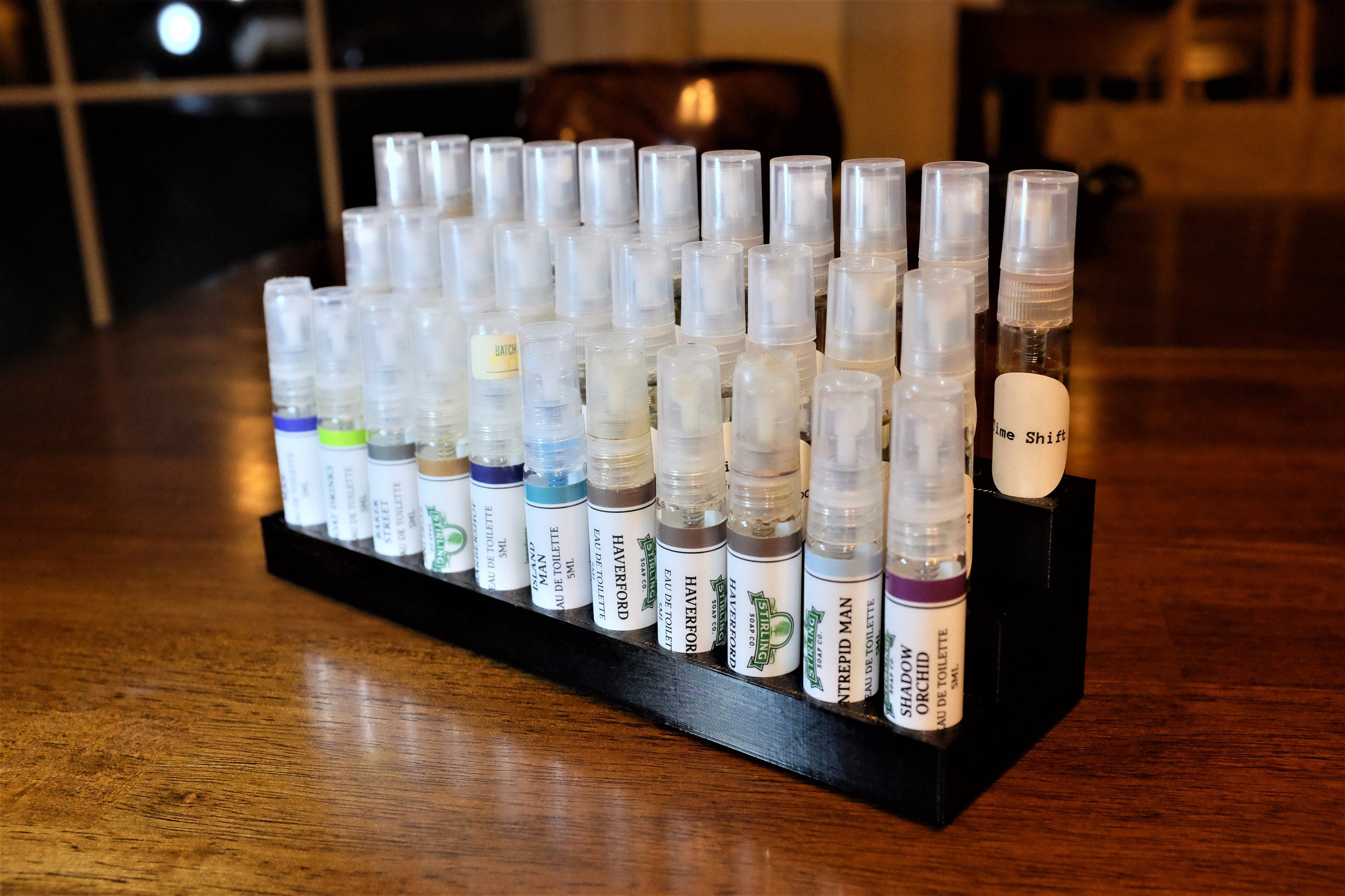 Cologne perfume bottle holder that holds 32 5ml bottles Etsy