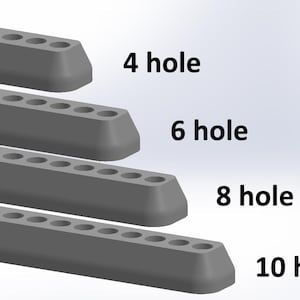 perfume sample holder for cologne bottles with spray caps up to diameter in the description in a single row
