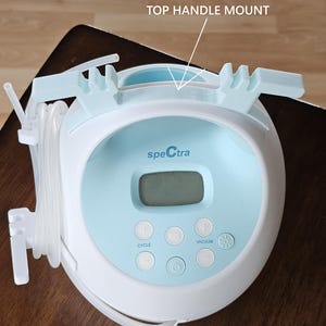 light blue top handle mount