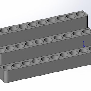 sample vial holder for bottles without spray caps and wider body than cap as pictured 1.5ml example