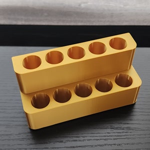 Cologne perfume bottle holder that holds 10 10ml bottles per the description