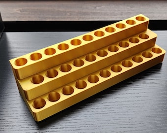 5ml Cologne perfume bottle holder that holds 32 5ml bottles under 15mm in diameter | DecantX | HappyLand