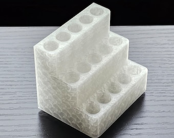 sample vial holder for bottles without spray caps | fatter body than cap as pictured 1.5ml example