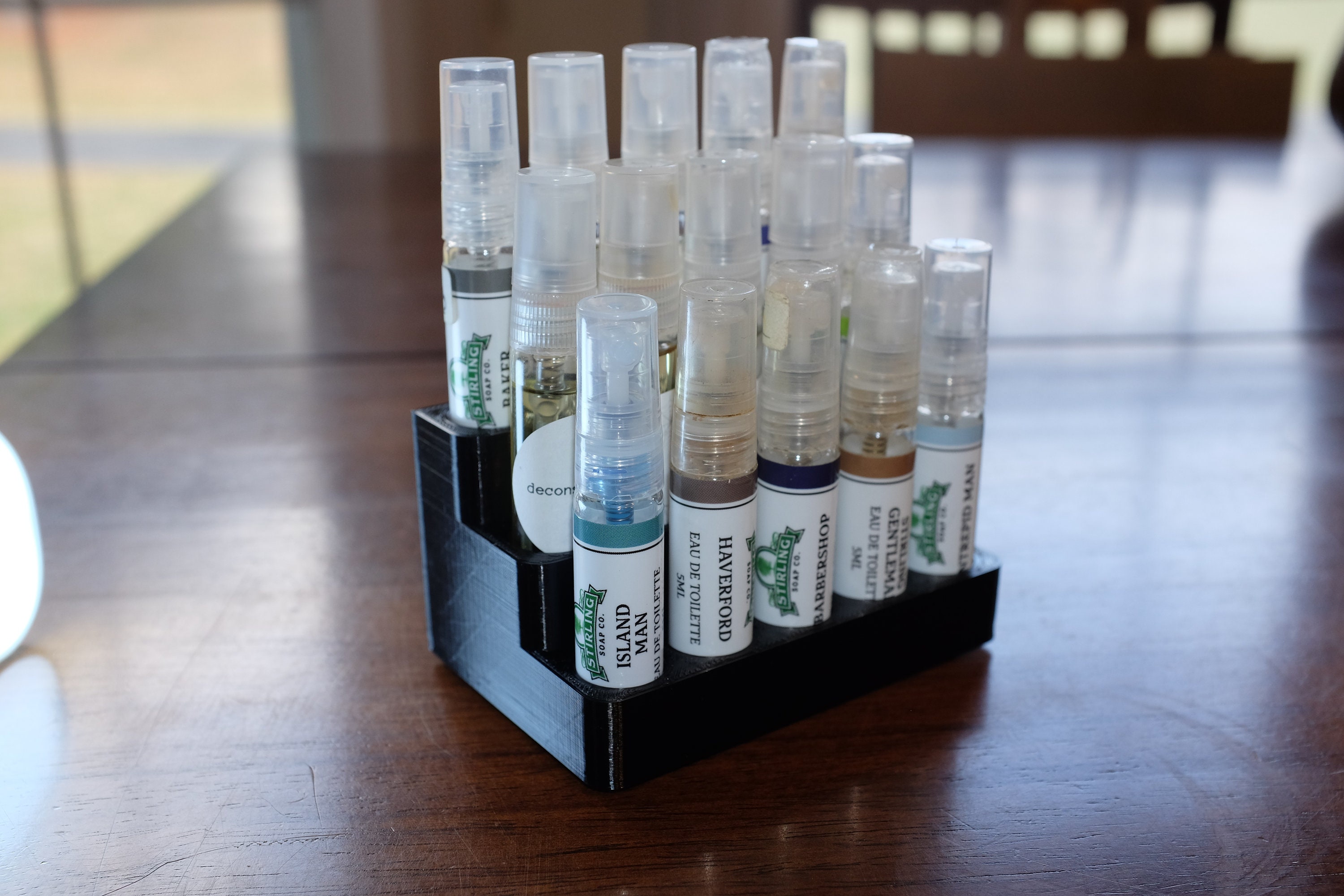 Cologne / Perfume Bottle Holder That Holds 15 5ml Bottles Etsy UK