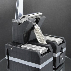 Rockwell 6s/6c Razor Karve Razor holder razor stand | straight razor stand | blade bank | blade holder | dice holder | plate holder