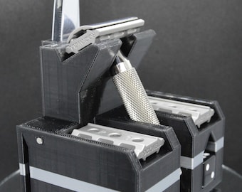 Rockwell 6s/6c Razor Karve Razor holder razor stand | straight razor stand | blade bank | blade holder | dice holder | plate holder