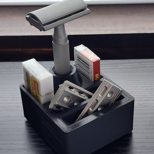 Rockwell 6s/6c Razor Karve safety razor holder razor stand, blade holder, plate holder square