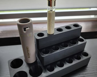 Scentbird holder display for bottles and travel cases | Current bottle size and original | Handsome Scent holder