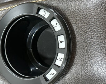 5 hole Square button covers PAIR of Grand Design |Thomas Payne | Stacy Stewart | Michele Kay | rv cup holder recliner button covers