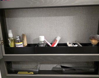 RV camper vanity organizer tray