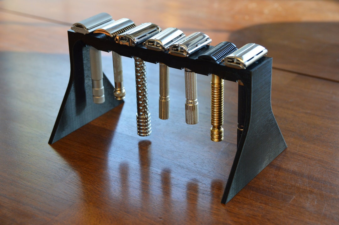 Safety Razor Stand Safety Razor Holder 7 Razors Etsy