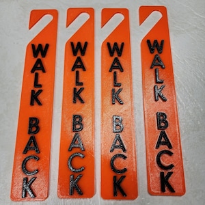 3D Bogenschießen 4 Packung Walk Back Schilder