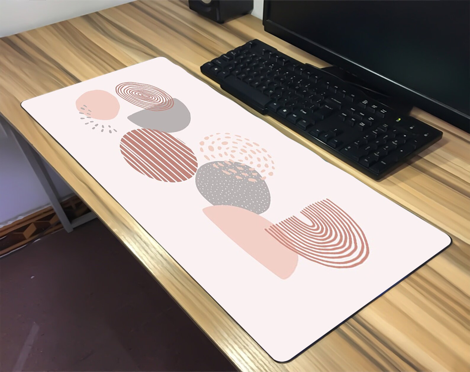 Desk Mat Minimal Art Decor Mousepad Large Mouse Pad Gaming Etsy