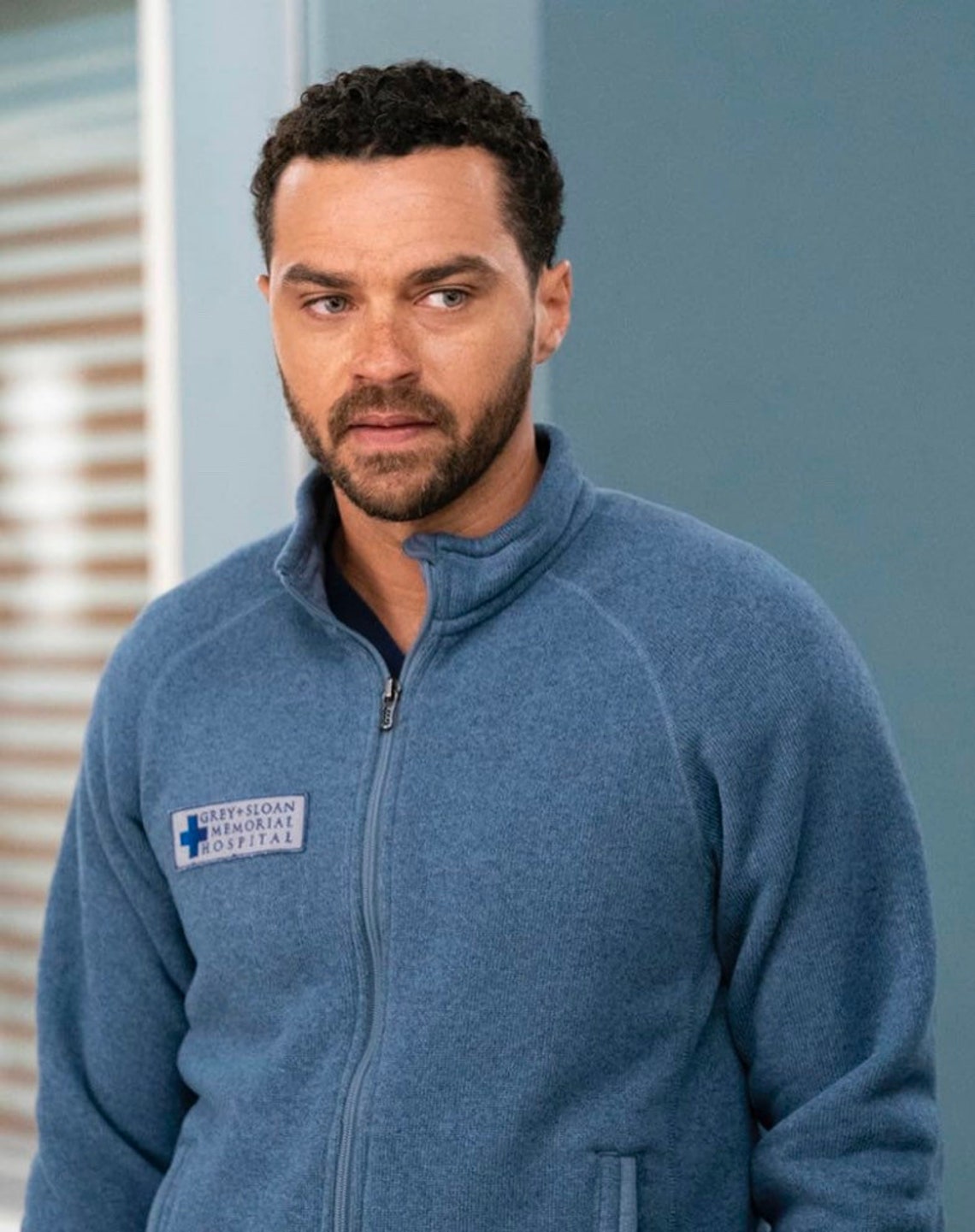 Greys anatomy blue fleece jacket Etsy
