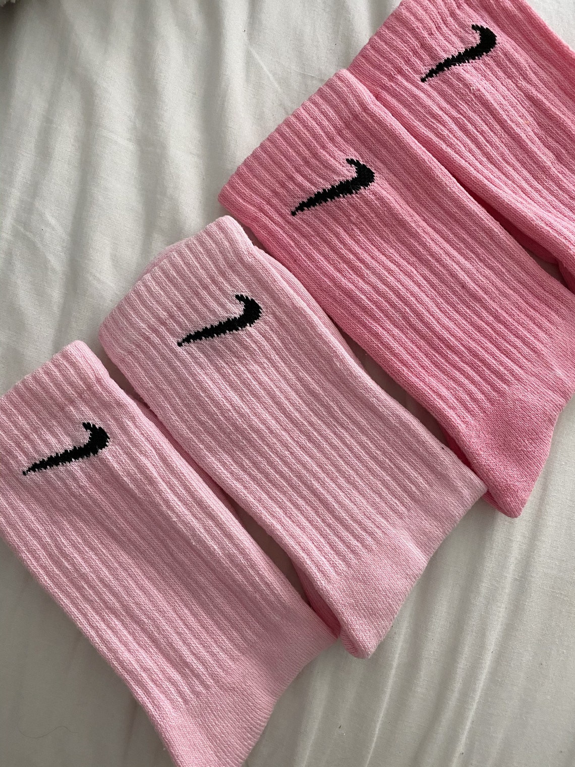 Pink Nike socks Etsy