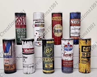 Garage/Shop Tumblers-Man Cave- Unique Gift- Fathers Day- Birthday 20 or 30 oz