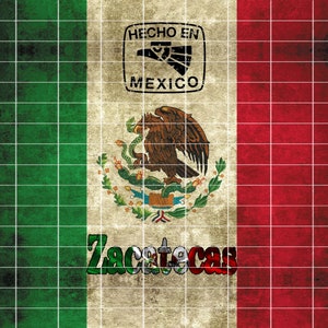 bandera de mexico zacatecas design