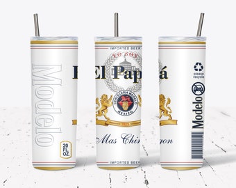 El Papá mas chingon 20 0z tumbler