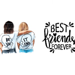 Best friends forever PNG
