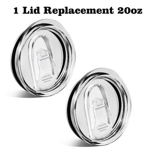 1 Lid Replacement 20oz straight tumbler