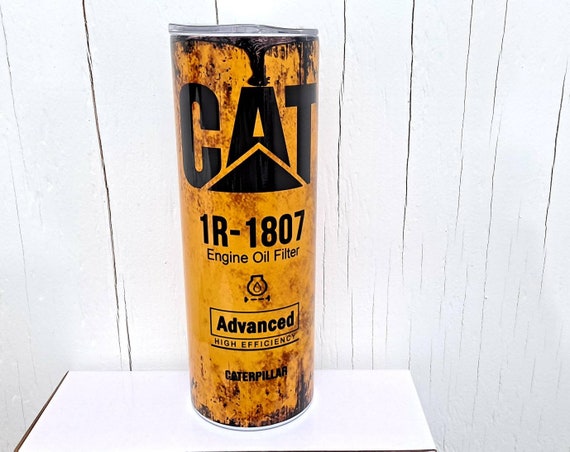 Caterpillar Dirty Oil Filter Tumbler 20 Ro 30 Oz gift for Him Etsy