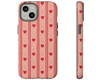 Cutesy Hearts Phone Case / Phone Case that fits Iphone 15 14 13 12 Pro SE