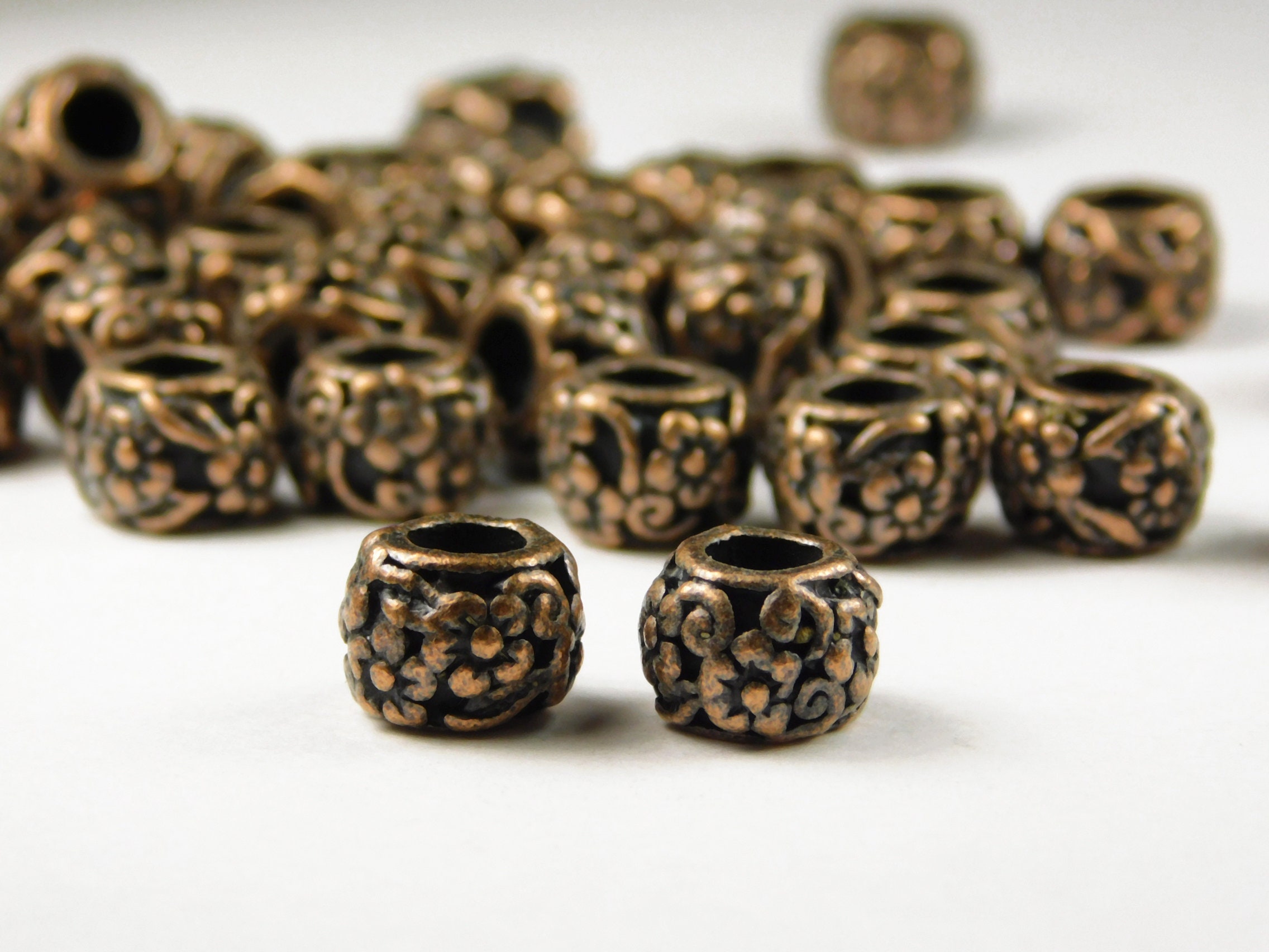 Metal Loose Big Hole Spacer Beads For Jewelry Making Findings Bracelet  Necklace DIY D 69299f From Ai805, $14.74
