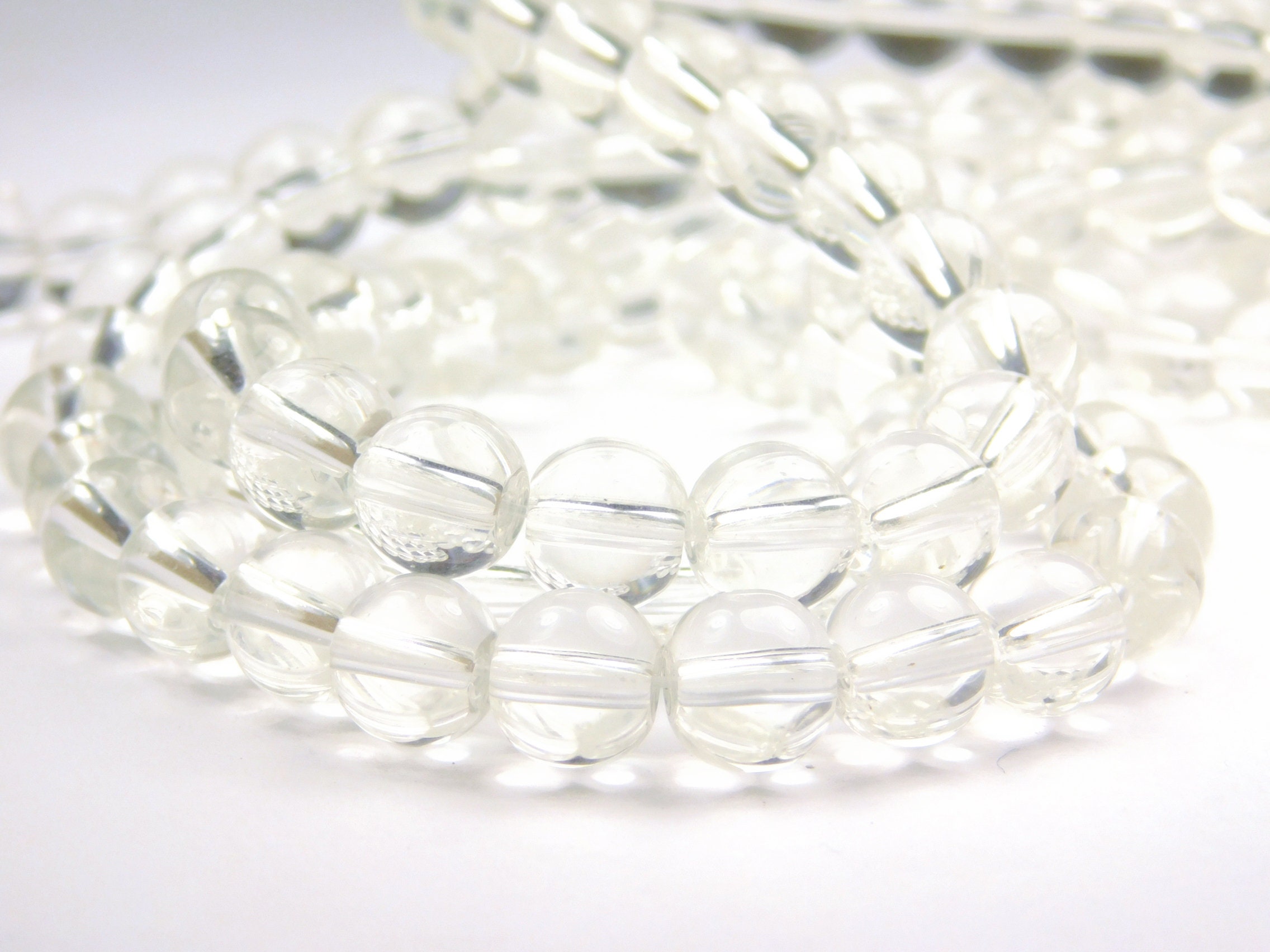 Large Clear Beads 