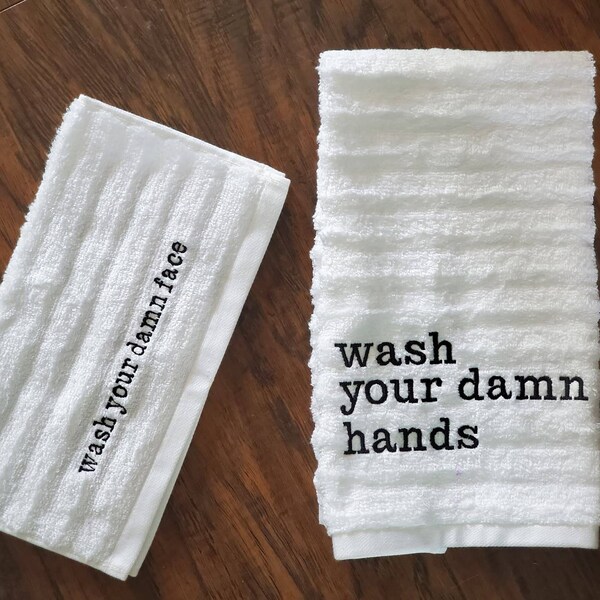Funny Washcloth Etsy