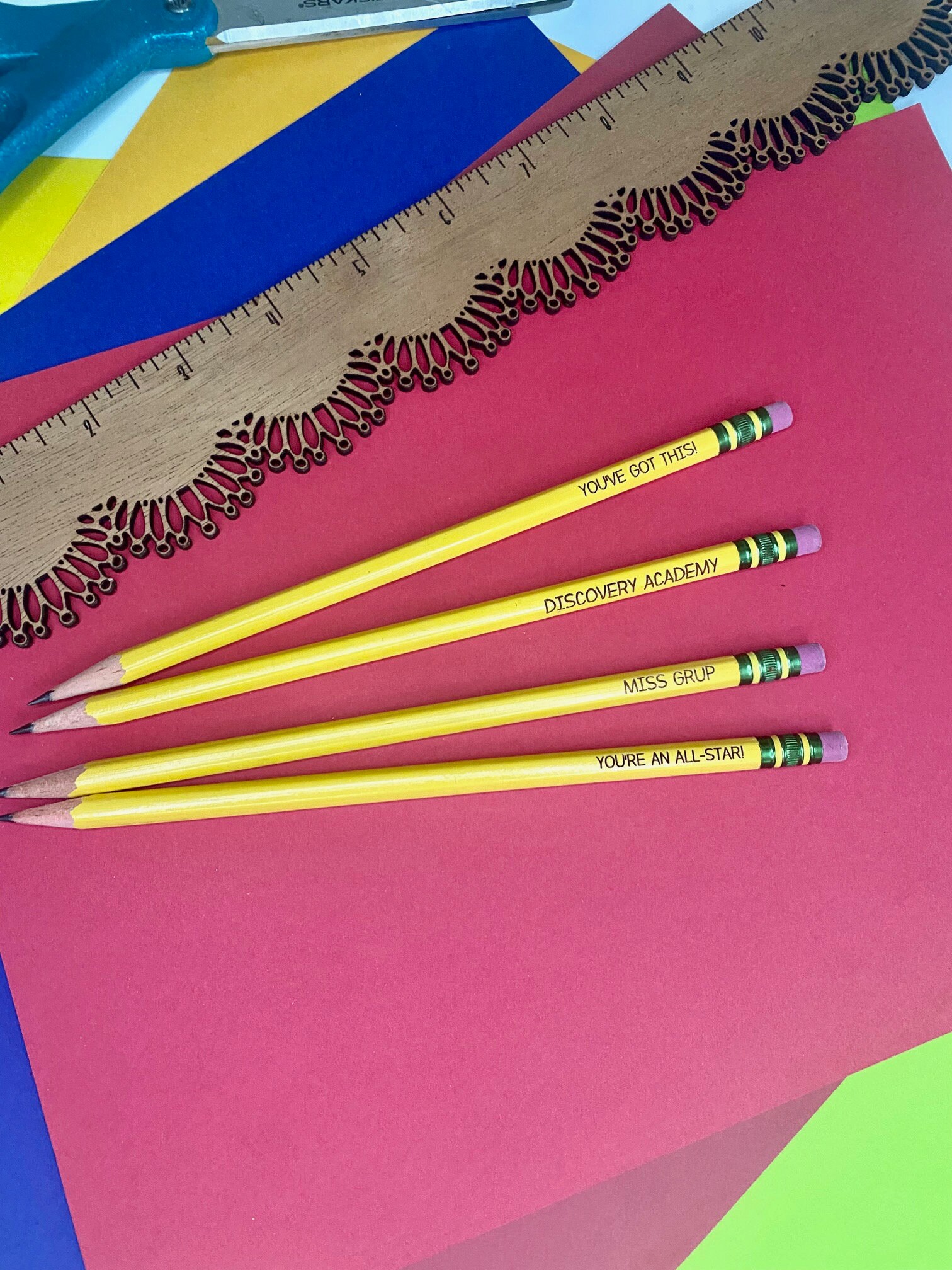 Personalized Pencils Engraved Name Pencils Back to School Etsy