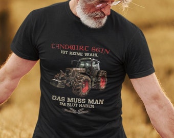 Camiseta de granjero, camiseta de tractor de humor, granjero, granjero, ser granjero no es una elección, camisetas divertidas para hombres, camiseta con refranes