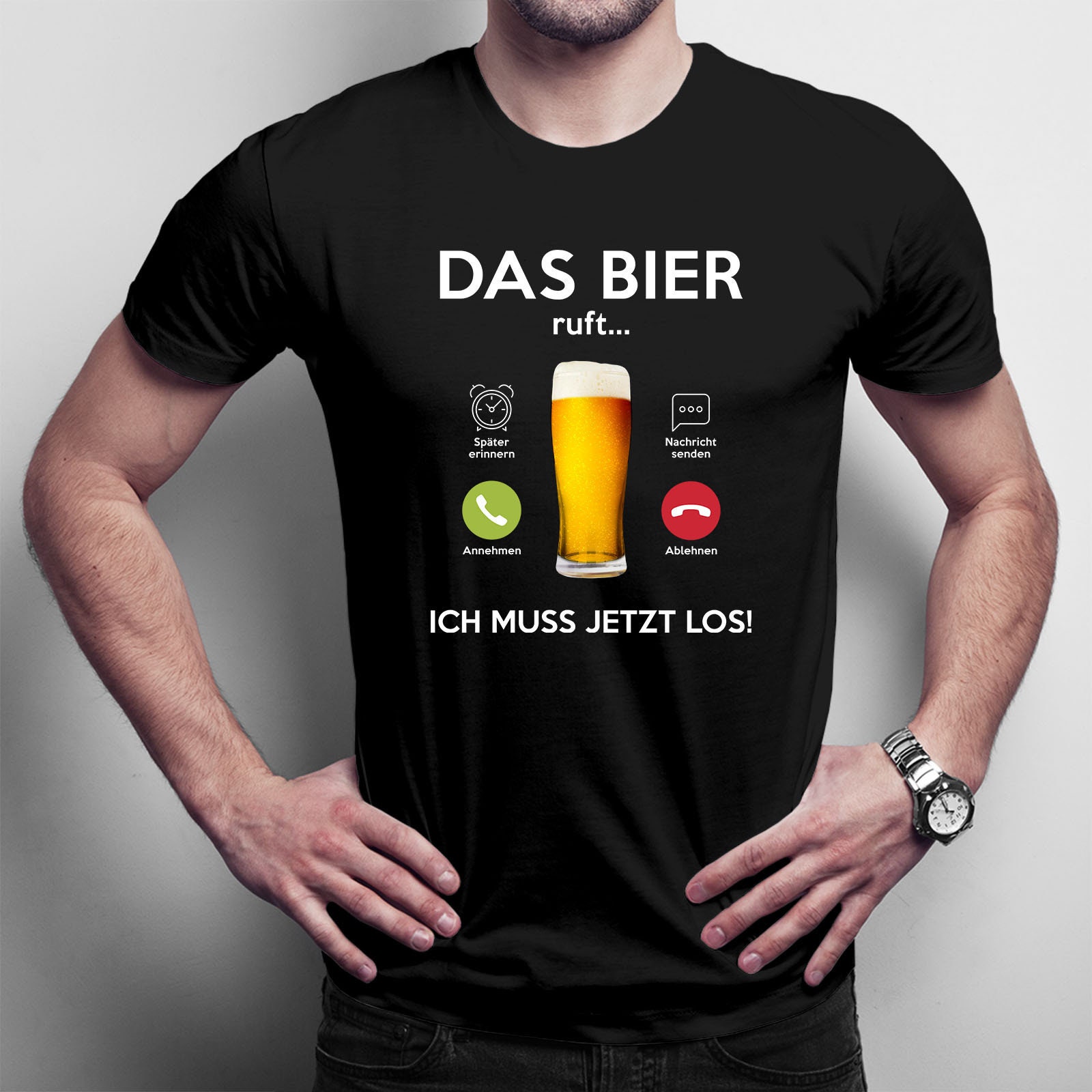 Bier T Shirt Mnner