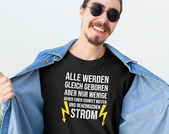 T-shirt pour électricien, cadeau pour l'électricien, t-shirt avec imprimé pour un électricien, maître électricien, t-shirt drôle d'électricien