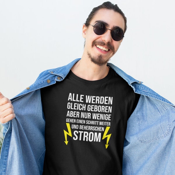 T-shirt für elektriker, Geshenk für den Elektrike, T-Shirt mit Aufdruck für einen Elektriker, elektromeister, lustiges Elektriker-T-Shirt