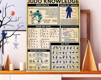 Unframed Judo Poster, Judo Gift Ideas, Judo Present, Judo  , Judo Print, Judo Decor, Judoist Gift, Judoman Gifts