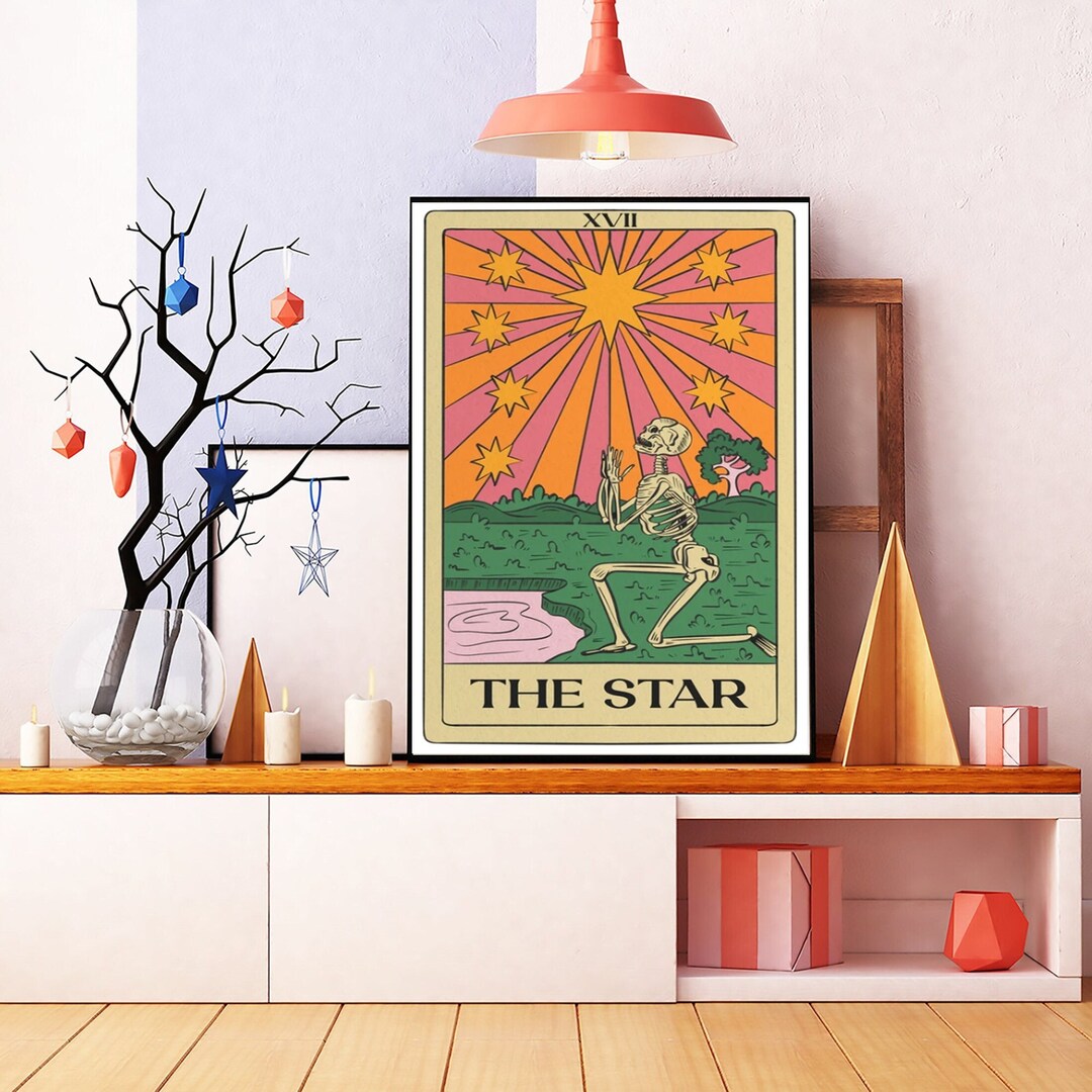 Displate The Star Tarot Card - Édition Limitée 39/700 - Poster Métallique - Occasion