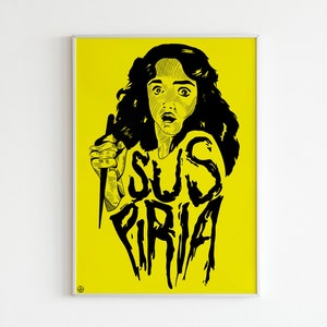 Neon Yellow Suspiria Print