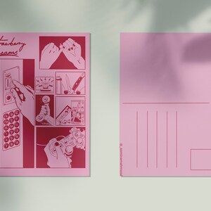 Carte postale Strawberry Dreams