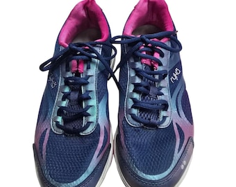 Ryka Devotion Plus 2 Women’s Size 8.5 Blue Walking Shoes Sneakers Comfort Athletic Gym Lightweight