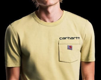 Vintage Carhartt Gelbe Tasche T-Shirt - Herren XL