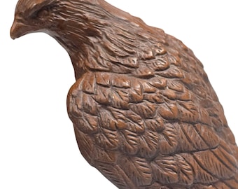 Vintage Red Mill Wood Bald Eagle Handcrafted Figurine Sculpture