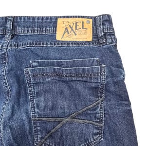 T.K. Axel Mid Rise Straight Leg Jeans Men’s 34x32 Medium Wash Denim Classic Fit Casual Everyday Style Durable Comfortable Pants