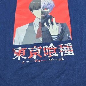 Men&#39;s Large Tokyo Ghoul Blue T-Shirt – Anime Graphic Tee