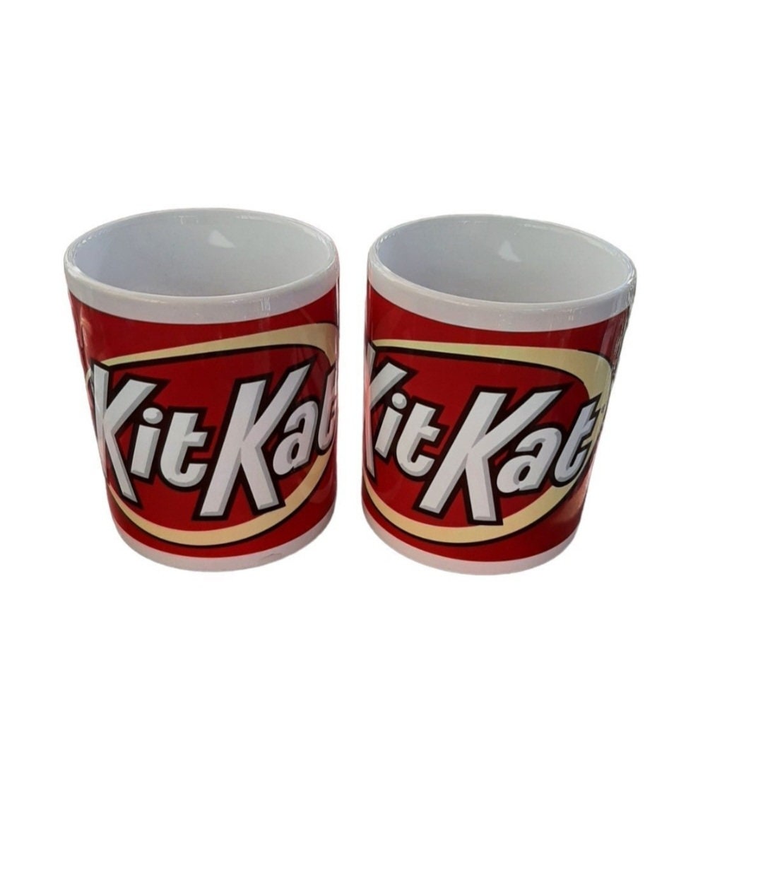 Kitkat Coffee Mugs 11 Oz. by Galerie Hershey Candy Co./ Set of 2 Etsy