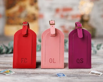 Individueller Gepäckanhänger Personalisiert - Leder Gepäckanhänger Favor - Hochzeitsgeschenk - Hochzeitsgepäckanhänger - Reise-Accessoires