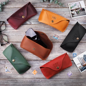 Porta Occhiali Personalizzato - Porta Occhiali in Pelle - Porta Occhiali Donna - Porta Occhiali Uomo - Porta Occhiali Personalizzato - Porta Occhiali
