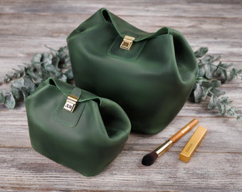 Leder Kulturtasche für Frauen - Kulturtasche Kulturbeutel - Kulturbeutel für Frauen - Kulturbeutel Kulturbeutel - Kulturbeutel für Sie