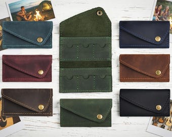Personalisierte Leder Plektrum Tasche, einzigartige Gitarrist Geschenke, Leder Gitarren Geschenke für Männer, Leder Plektrum Tasche, Geschenk für Gitarrist