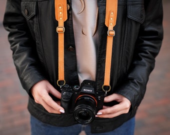 Personalisierter Kameragurt - Personalisierter Kameragurt für Bündel Fotos - Geschenke für Fotografen - Personalisiertes Reise-Accessoire